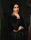 Madame Canvas Paintings - Madame Hippolyte Flandrin